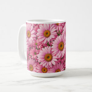 Mug Faisceaux rose rose printanière rose pâle margueri