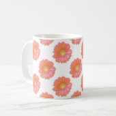 Mug Faisée de gerbera orange (Devant gauche)