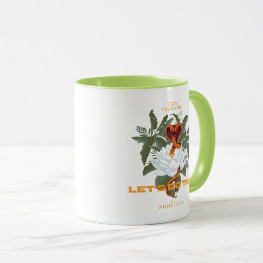 Mug "Faisons ça" Cobra - Le Lotus Blanc (Devant droit)