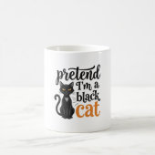 Mug Faisons comme si j'étais un chat noir T-shirt de c (Centre)