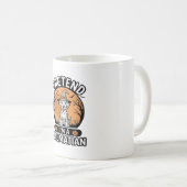 Mug Faisons comme si j'étais un design de chien dalmat (Devant droit)
