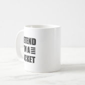 Mug Faisons comme si j'étais une paresseuse drôle faci (Devant gauche)