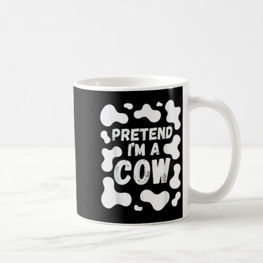Mug Faisons comme si j'étais une vache drôle Halloween (Droite)