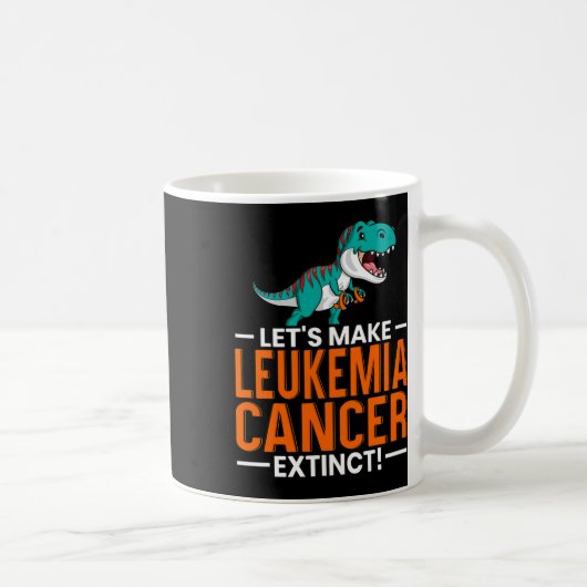 Mug Faisons de la leucémie Cancer Extinct Dinosaure Lo (Droite)