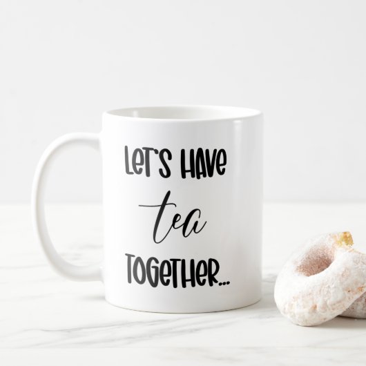 Mug Faisons du thé ensemble (Avec donut)