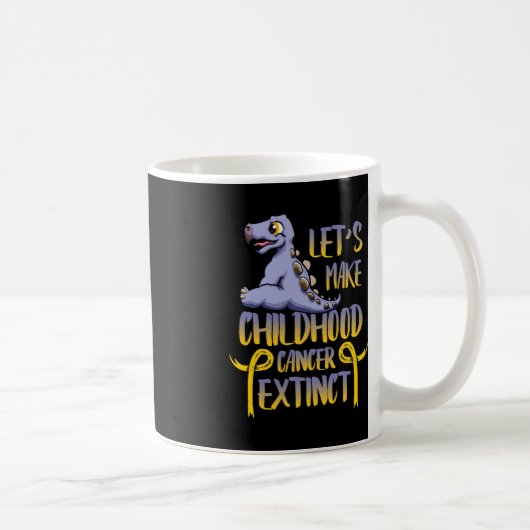 Mug Faisons en sorte que le cancer de l'enfance dispar (Droite)