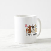 Mug Faisons la Fête Célébration de Fête de Chiens Mign (Devant droit)