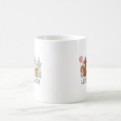 Mug Faisons la Fête Célébration de Fête de Chiens Mign (Centre)