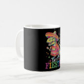 Mug Faisons la fête Cinco De Mayo T Rex Dinosaure (Devant gauche)