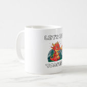 Mug Faisons-nous griller Funny Dragon Marshmallow sur (Devant gauche)