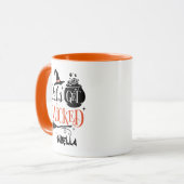 Mug Faisons-nous Méchants Halloween Moderne Orange et (Devant gauche)