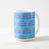 Mug Faisons tomber (Citrouille) violet (Devant droit)