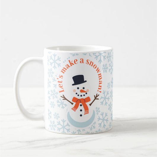 Mug Faisons un bonhomme de neige ! (Gauche)