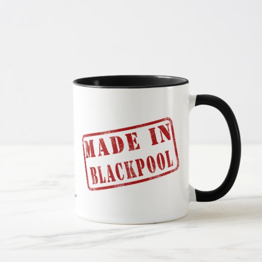 Mug Fait à Blackpool (Droite)