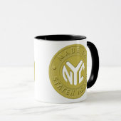 Mug Fait À New York Staten Island (Devant droit)