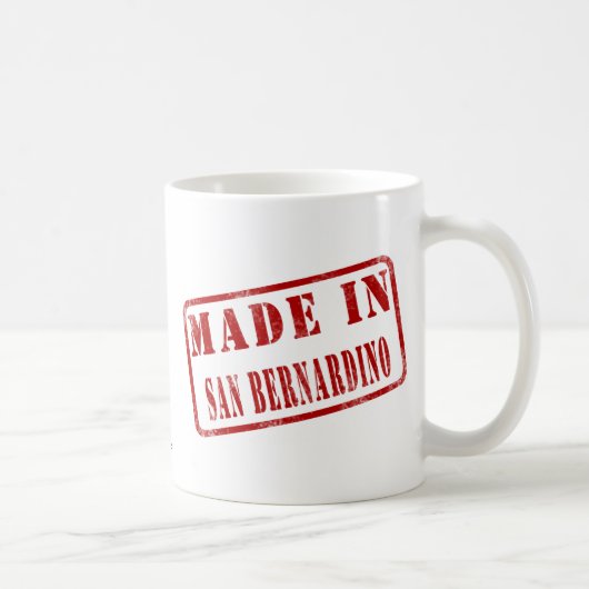 Mug Fait à San Bernardino (Droite)