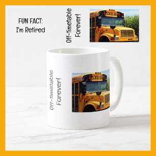 Mug Fait amusant Je suis Retraité Conducteur de bus sc