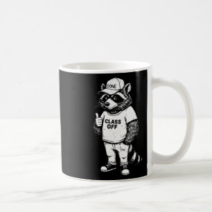 Mug Fait Cl Off Funny Raccoon Graduation Pour L'Étudia