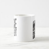 Mug Fait Différent Typographie Gras Motivationnel  (Centre)