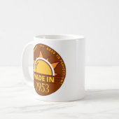 Mug FAIT EN 1953 drôle cadeau d'anniversaire (Devant gauche)