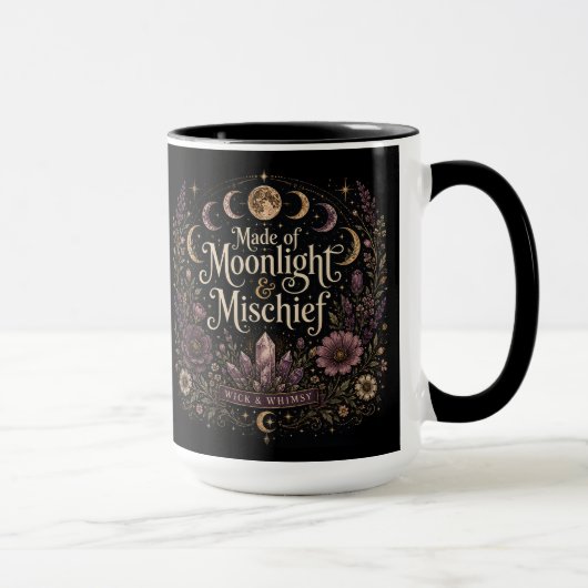 Mug Faite de Clair de Lune et de Malice (Droite)