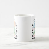 Mug "Faites ce que vous aimez" Arc floral rétro (Centre)