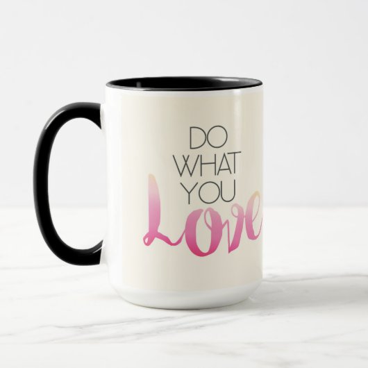Mug Faites ce qui vous amour 2 (Gauche)