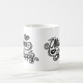 Mug Faites ce qui vous rend heureux funky (Centre)