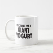 Mug Faites comme si je suis un yaourt géant - Costum d (Gauche)