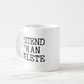 Mug Faites comme si j'étais un athlète (Devant gauche)
