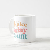 Mug Faites compter aujourd'hui les devis d'inspiration (Devant gauche)