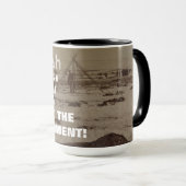 Mug Faites confiance à l'affiche gouvernementale Wound (Devant droit)