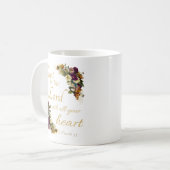 Mug Faites confiance à l'Éternel et à tous vos coeurs (Devant gauche)