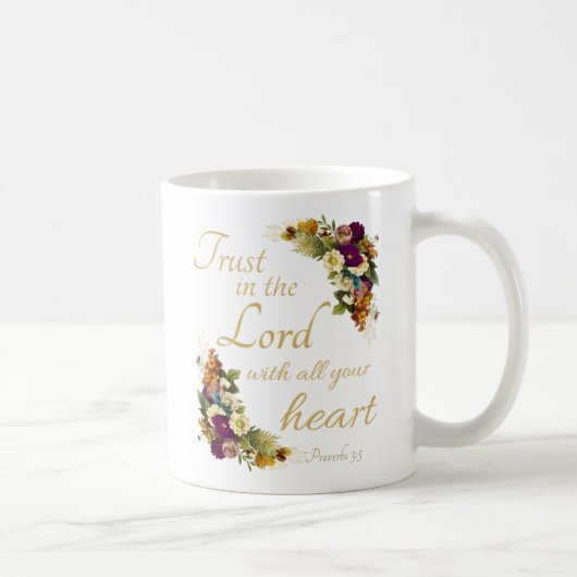 Mug Faites confiance à l'Éternel et à tous vos coeurs (Droite)