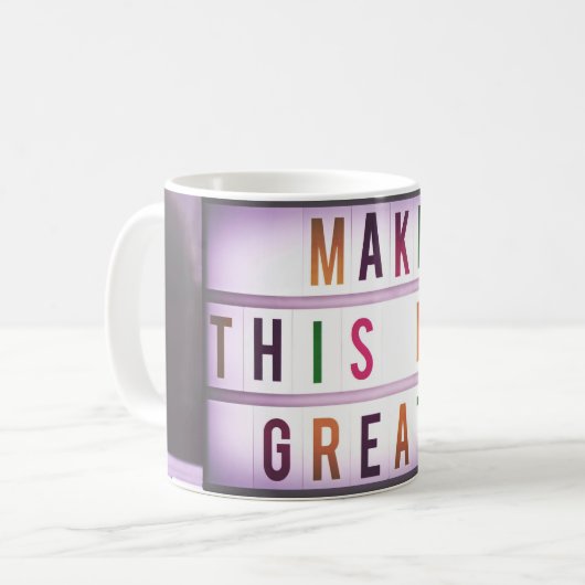 Mug Faites de ce jour un grand (Devant gauche)