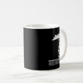 Mug Faites de la musique. Pas la guerre. (Devant droit)