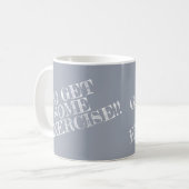Mug Faites De L'Exercice ! (Devant gauche)