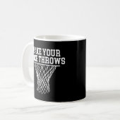 Mug Faites de vos jetons gratuits Joueur de basket Vin (Devant gauche)