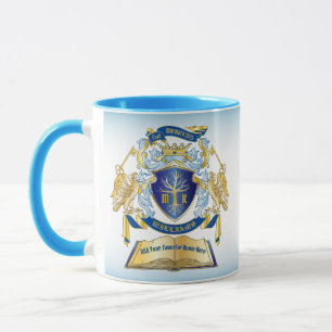 Mug Faites de votre propre emblème un livre d'arbre Cl