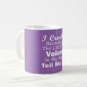 Mug Faites du crochet puisque de petites voix (Devant gauche)