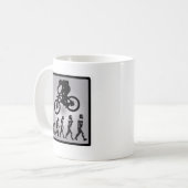 Mug Faites du vélo le sage (Devant gauche)