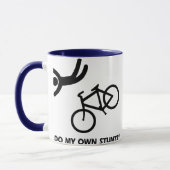 Mug Faites du vélo mes propres cascades (Gauche)
