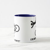 Mug Faites du vélo mes propres cascades (Centre)