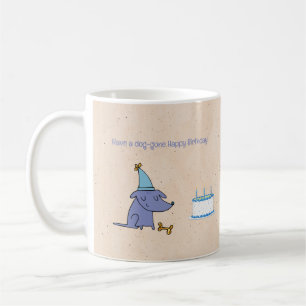 Mug Faites en sorte qu'un chien soit heureux anniversa