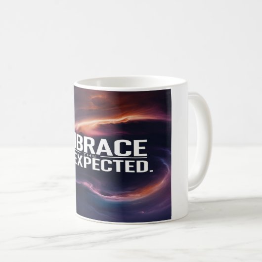 Mug Faites Face À L'Inattendu (Devant droit)