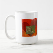 Mug Faites la guerre de nourriture pas (Gauche)