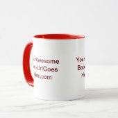 Mug Faites la promotion de votre livre Thé classique o (Devant gauche)