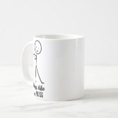 Mug Faites le Floss Comme un Patron Figurine Stickman (Devant gauche)