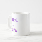 Mug Faites-le fonctionner Sticker2 (Devant gauche)