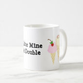 Mug Faites le mien un double (Devant droit)